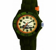 Tikkers Kids Green Rubber Watch