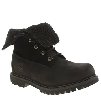 Timberland Black Authentic Teddy Fleece Boots