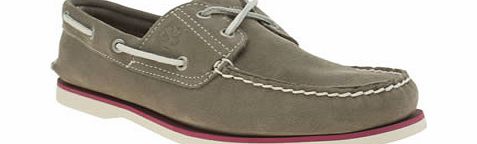 Timberland Grey Classic Boat Shoes