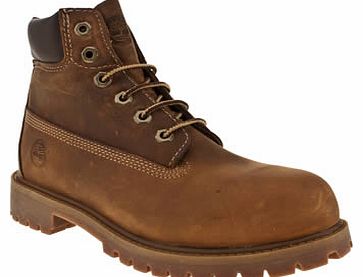 kids timberland dark brown 6 inch authentic