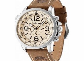 Timberland Mens Beige Brown Campton Watch