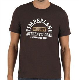 Mens Collegiate T-Shirt Cocoa