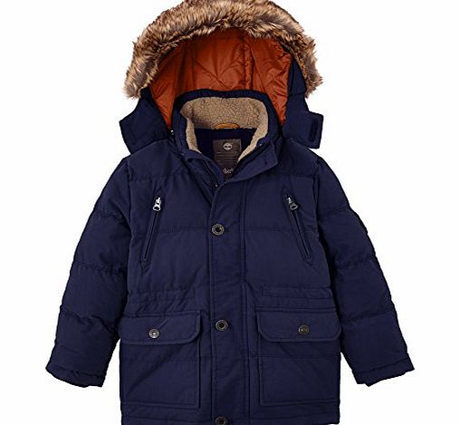 Timberland (TIMGX) Boys T26375 Jacket, Blue (Indigo), 6 Years