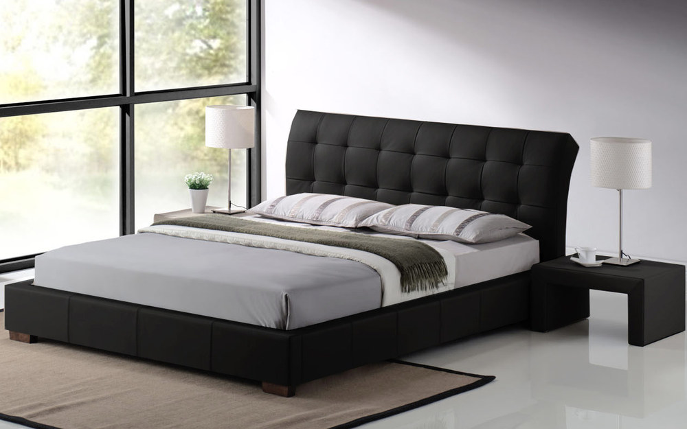 Boston Faux Leather Bedstead,