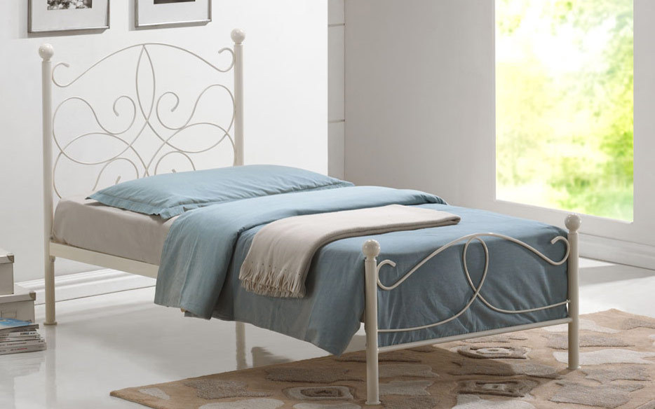 Time Living Melissa Metal Bedstead, Single,