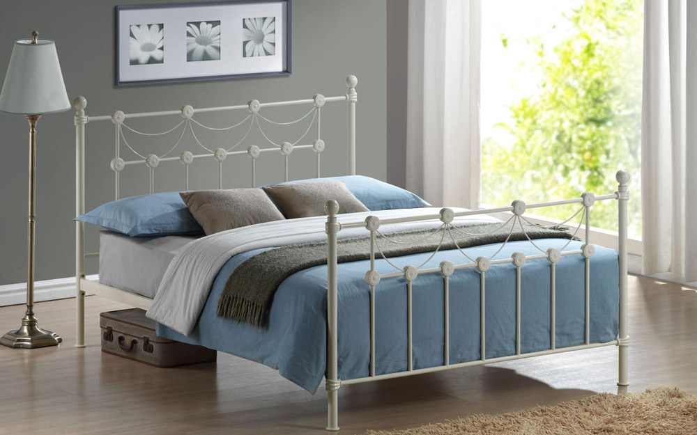 Time Living Omero Metal Bedstead, Double,