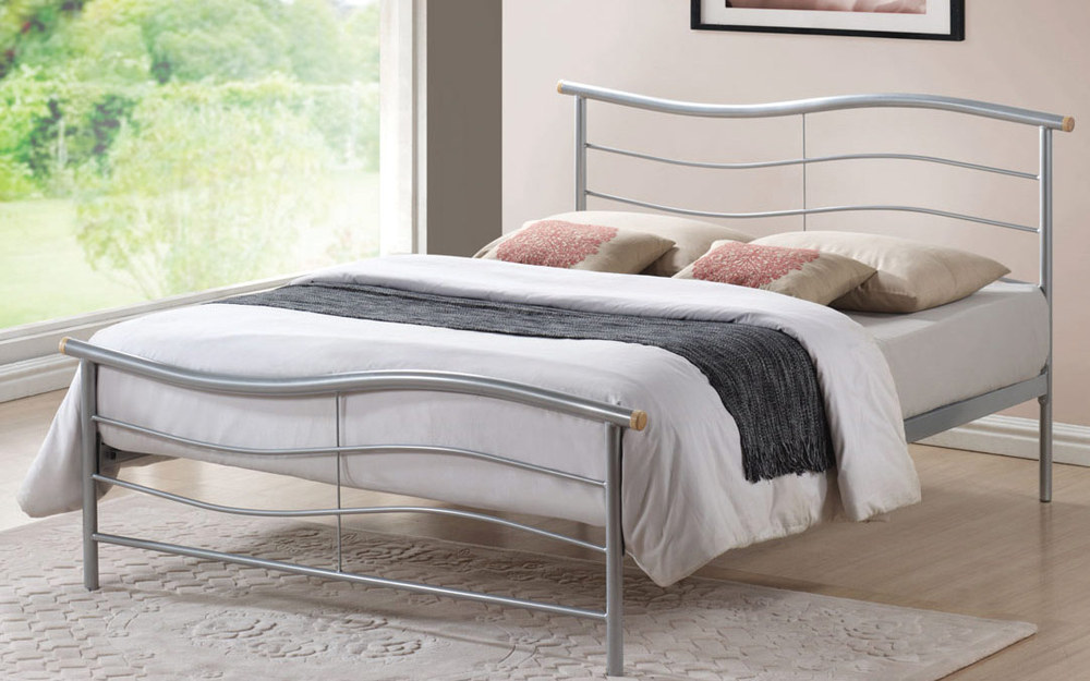 Time Living Waverley Metal Bedstead, Double,