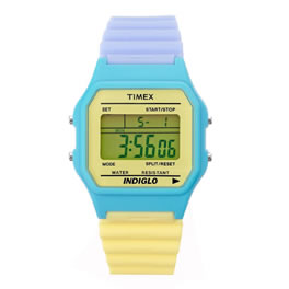 Blue/ Yellow/ Lilac Digital Watch