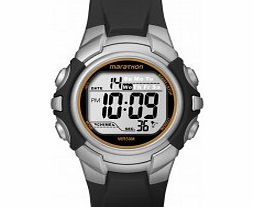 Timex Mens Silver Black Marathon Sport Digital