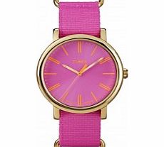 Timex Originals Ladies Original Pink Nylon Strap