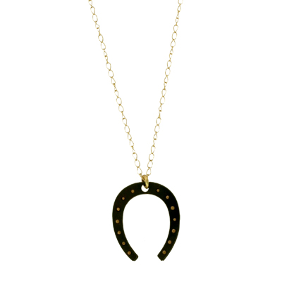 Tiny Horseshoe Pendant