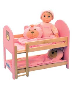 Tiny Tears Wooden Bunkbeds