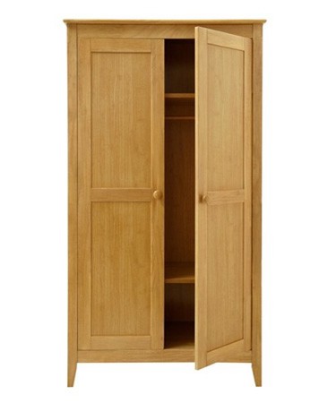 Tippitoes Rubberwood Wardrobe