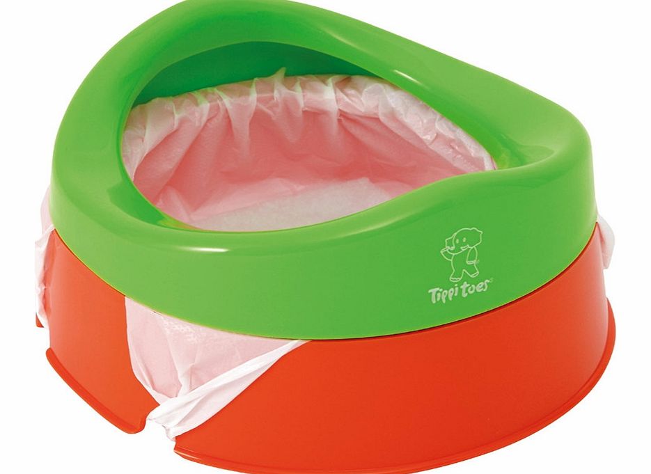 Tippitoes Travel Potty 2013 Green/Orange