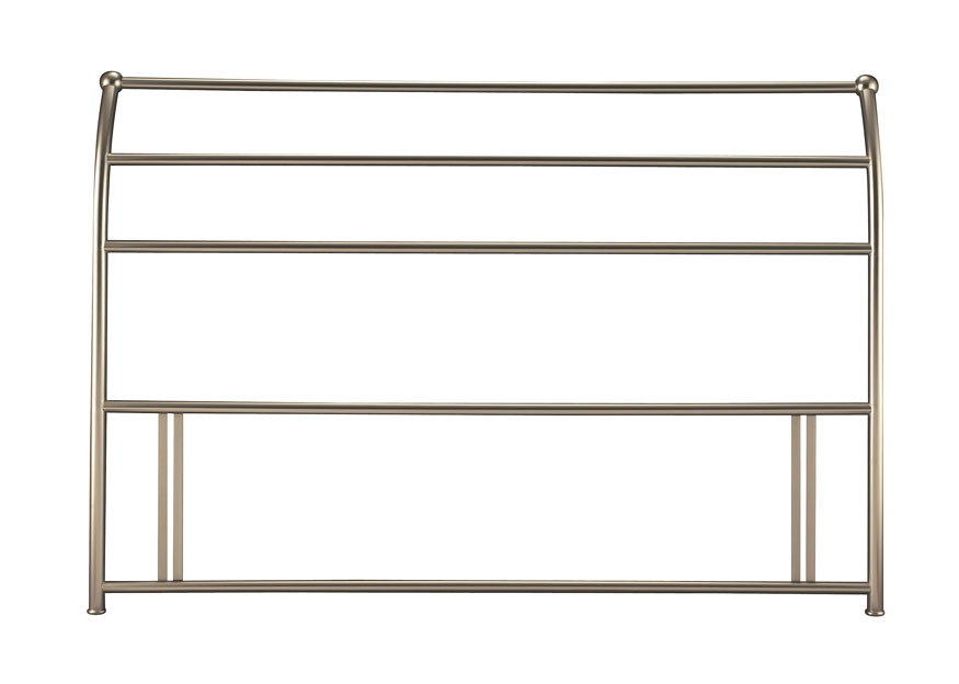 Satin Nickel Double Headboard