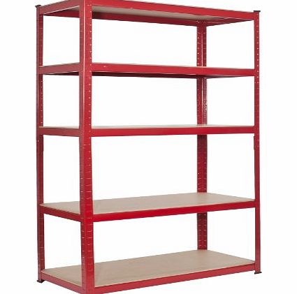 Titan Warehouse Racking WIDE 5 Tier Shelving WIDE Heavy Duty 265kgs per Shelf