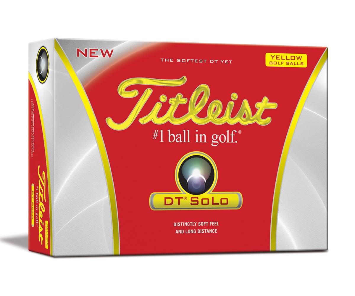 DT SoLo Golf Balls Yellow