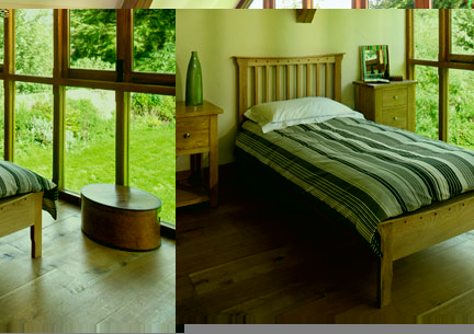 Oak Bed Range - Single, Double, King or