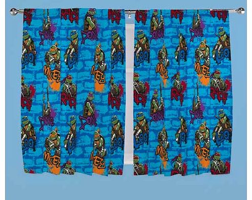 Teenage Mutant Ninja Turtles Urban Curtains -