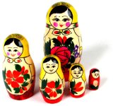 Tobar Matryoshka Dolls - 5 Nest