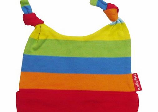 Toby Tiger Unisex Baby Organic Multi Stripe Hat Multicolored Stripe 6 - 12 Months