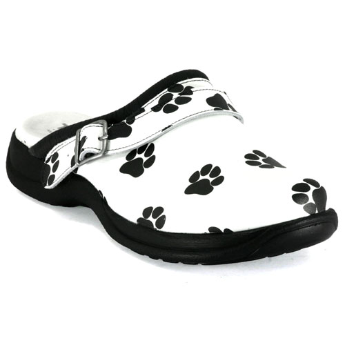 - 0497 Paw Prints - White