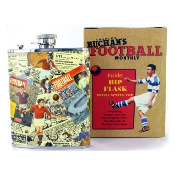 TOFFS Charles Buchan Hip Flask Retro Football shirt