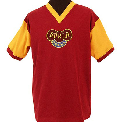 TOFFS Dukla Prague 1960s. Retro Football Shirts