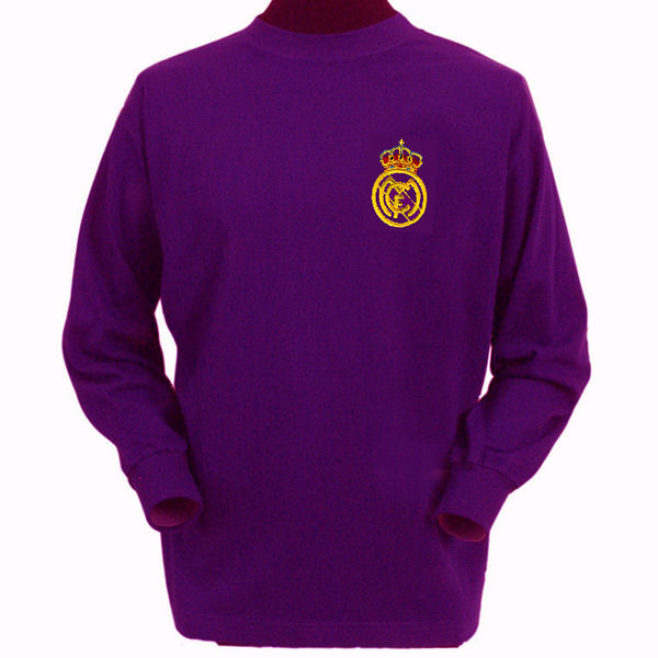 Real Madrid 1960s away retro football shirt