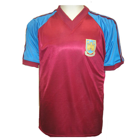 West Ham United 1980-1983 Home retro football