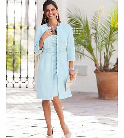Evening Coat With Lace