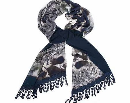 Floral Print Scarf