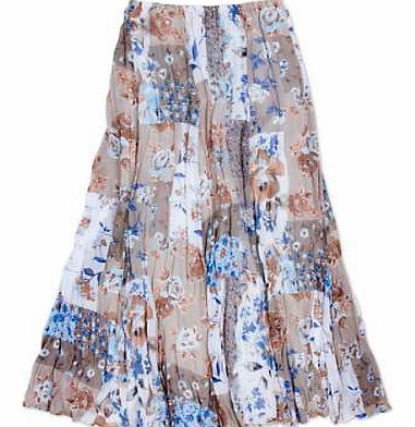 Heritage Print Maxi Skirt