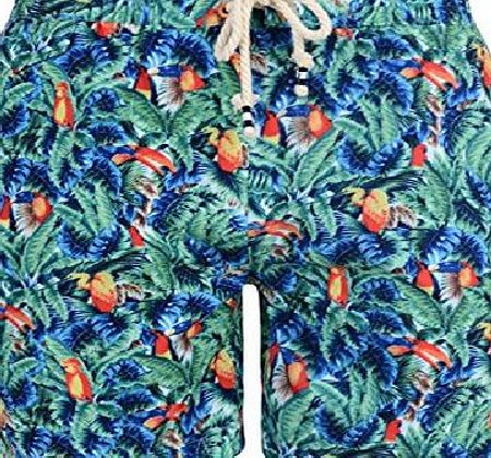 Tokyo Laundry Green Leaf Print - Large