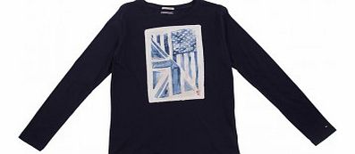 Flag T-shirt Midnight blue `8 years,10 years,12