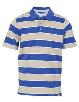 tommy Hilfiger Golf Emilo Polo Blue/Sand