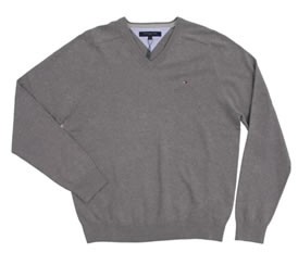 Hilfiger Golf New Green Sweater Grey Heather