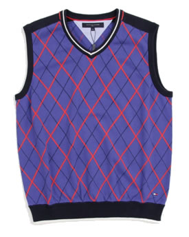 Tommy Hilfiger Golf Sterling Vest Deep Ultramarine