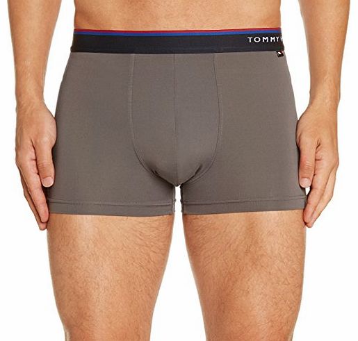 Tommy Hilfiger Mens Guomo trunk Plain Boxer Shorts Boxer Shorts, Grey (Tornado Pt), Large