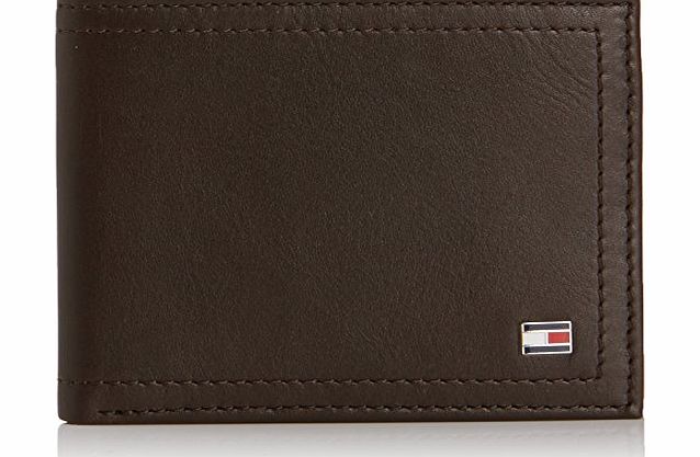 Tommy Hilfiger Mens Harry Mini Cc Wallet BM56926283 Brown