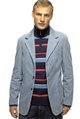 mens washed jumbo cord blazer