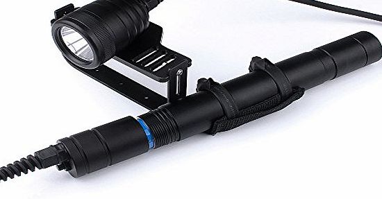 TOMOUNT 1000LM CREE XML-U2 Scuba Diving LED Flashlight Torch 150m Waterproof Outdoor