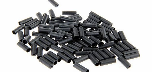 TOMOUNT 100pcs Bicycle Bike Plastic Brake Cable Housing Ferrule End Caps