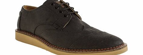 toms Black Brogues Shoes