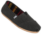 Toms Classics Black Farrin Vegan Espadrilles