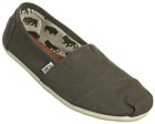 Toms Classics Olive Canvas Espadrilles