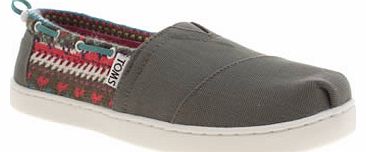 kids toms grey bimini girls youth 8401557570