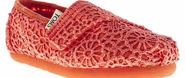 kids toms peach classic crochet girls toddler