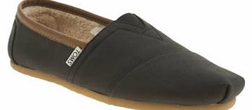 mens toms black seasonal aviator classic shoes