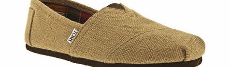 toms Stone Classic Burlap Shoes